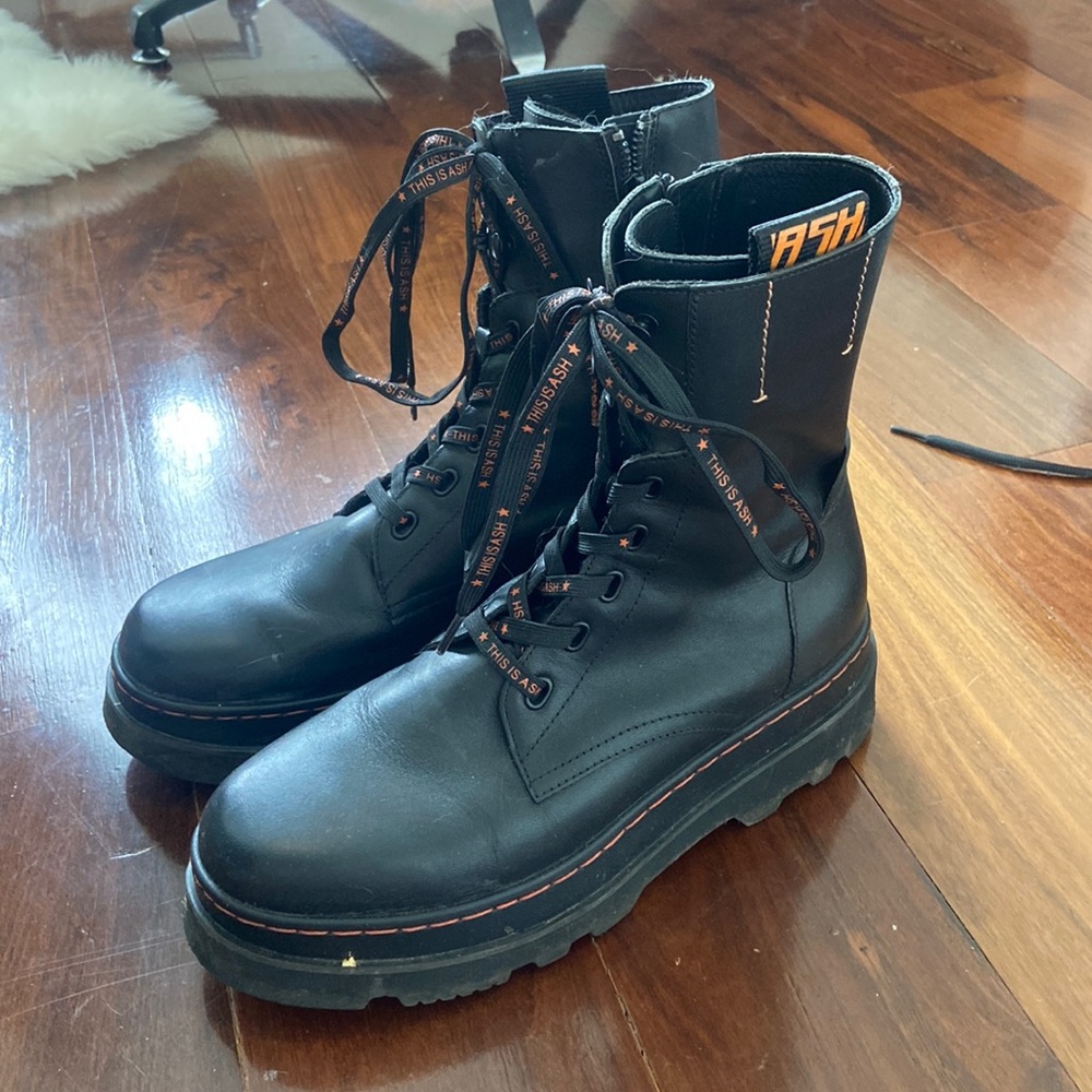 Ash Stone Combat Boots